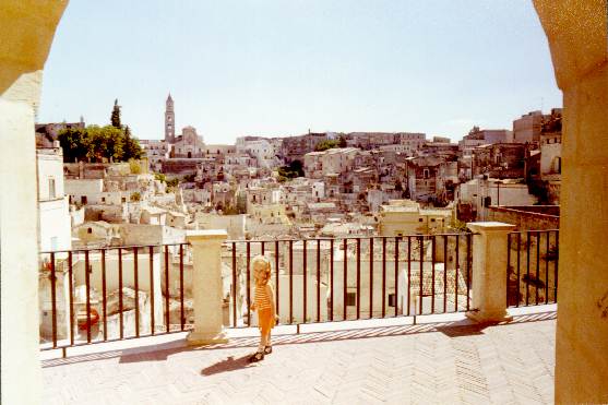 Panorama des sassi dans le centre de MATERA