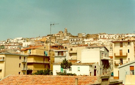 veduta di Grassano dal I.T.C.